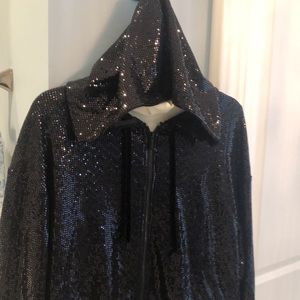 BNWT ELIE TAHARI SEQUIN BOMBER!